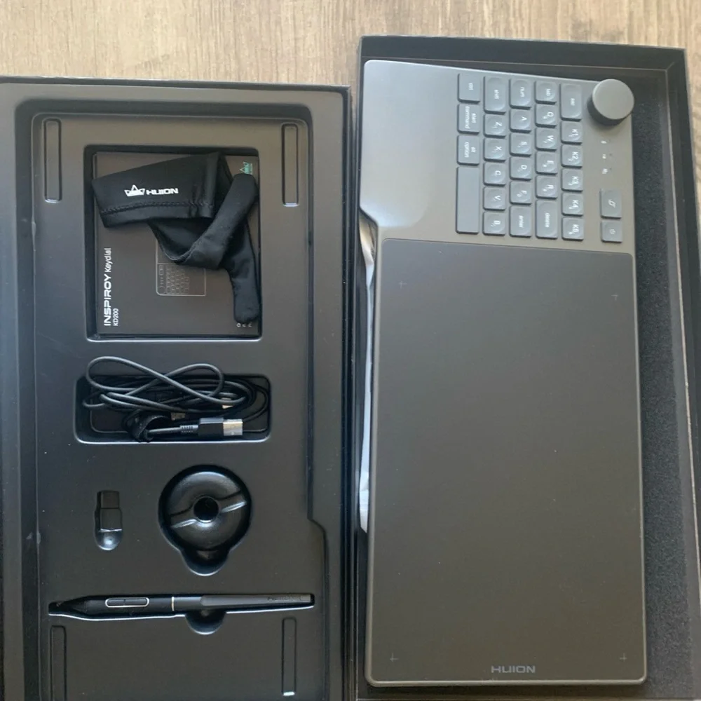 HUION Inspiroy Keydial Wireless Drawing Tablet WINDOWS MAC ANDROID IPHONE